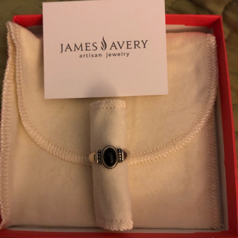 James Avery Black Onyx Ring